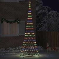 LED Kerstboom Multikleur 138.5 x 138.5 x 399 cm Metaal - thumbnail