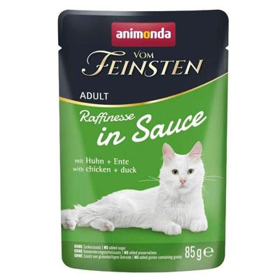 ANIMONDA Vom Feinsten Raffinesse in sauce Chicken with duck - nat kattenvoer - 85g