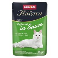 ANIMONDA Vom Feinsten Raffinesse in sauce Chicken with duck - nat kattenvoer - 85g - thumbnail