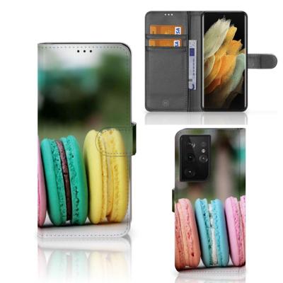 Samsung Galaxy S21 Ultra | Book Cover | Macarons