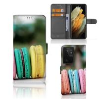 Samsung Galaxy S21 Ultra | Book Cover | Macarons - thumbnail