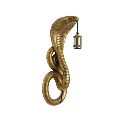 Light & Living Wandlamp 'Snake' 52cm hoog, kleur Antiek Brons Light & Living Wandlamp 'Snake' 52cm hoog, kleur Antiek Brons