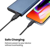 Perixx USB-kabel USB 2.0 USB-A stekker, USB-C stekker 1.00 m Zwart 11796 - thumbnail