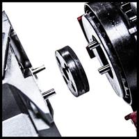 Einhell Professional AXXIO 18/125 Q 4431151 Haakse accuslijper 125 mm Zonder accu, Zonder lader, Incl. snelspanmoer - thumbnail