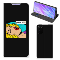 Samsung Galaxy S20 Plus Hippe Standcase Popart Oh Yes - thumbnail