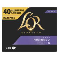 L&apos;OR Espresso Lungo Profondo - 40 koffiecups - thumbnail