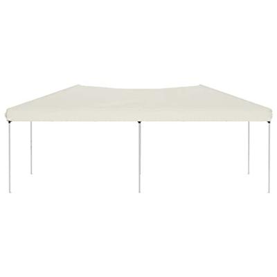 VidaXL Partytent inklapbaar 3x6 m crèmekleurig