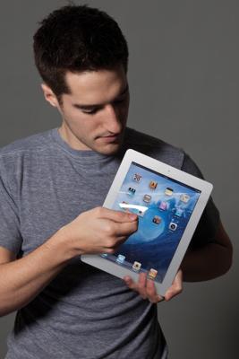 3M DFFIPA2 Natural View Fingerprint Fading Screen Protector voor Apple iPad 2/3/4 glanzend