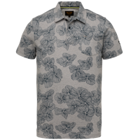 PME Legend regular fit polo met all over print blauw - thumbnail