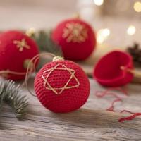 Lurex glitter garen, l: 160 m, goud, 25 gr/ 1 bol - thumbnail