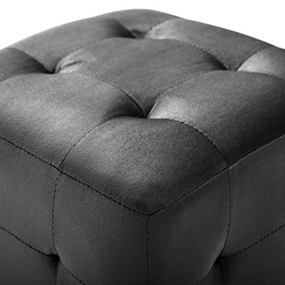 Nachtkastjes 2 st 30x30x30 cm fluweel zwart Nachtkastjes 2 st 30x30x30 cm fluweel zwart