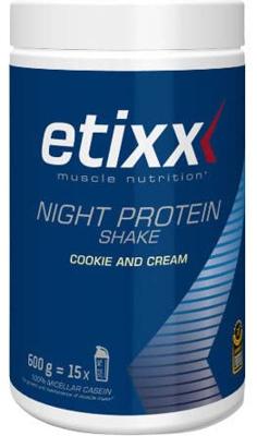 Etixx Power Night Protein Shake Cookie & Cream Powder 600gr