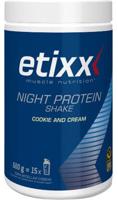 Etixx Power Night Protein Shake Cookie & Cream Powder 600gr - thumbnail