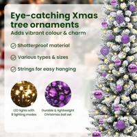 Kunstkerstboom met 150 LED Wit 150 cm PVC en Metaal en Plastic - thumbnail