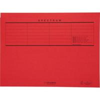 Vouwmap secolor tabrand a4 recy karton 250gr rd - thumbnail