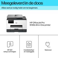 HP OfficeJet Pro 9130 b Multifunctionele printer Inkjet Kleur A4 Printen, scannen, kopiëren, faxen ADF, Duplex-ADF, Duplex, LAN, USB, WiFi, Bluetooth - thumbnail