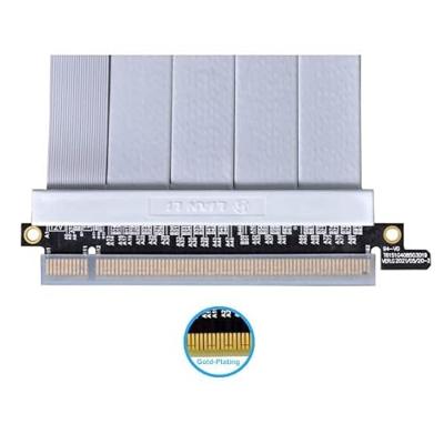Lian Li PW-PCI-4-60W Riser Cable, PCIe 4.0, White - 60 cm