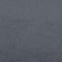 Slaapbank 2-zits met voetenbank fluweel donkergrijs - thumbnail