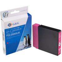 G&G Inktcartridge vervangt Canon PGI-2500M XL Compatibel Magenta NP-C-2500XLM/C 1C2500M - thumbnail