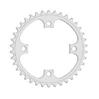 Esjot tandwiel RE Bosch,Yamaha Bafang,Brose 1/2x3/32 alu 38T - thumbnail