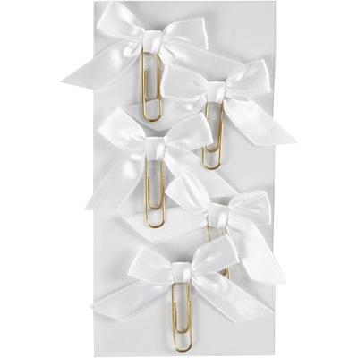 Creativ Company Paperclips, afm 40x70 mm, wit, 5 stuk/ 1 doos