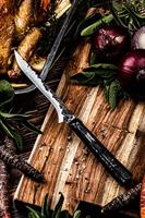 Forged Brute Staal 1 stuk(s) Uitbeenmes - thumbnail