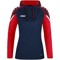JAKO 6722 Sweater Met Kap Performance - Marine/Rood - L - thumbnail