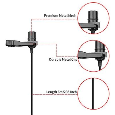 BOYA BY-M1 PRO dasspeld-microfoon voor smartphone en camera