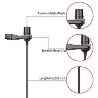 BOYA BY-M1 PRO dasspeld-microfoon voor smartphone en camera - thumbnail