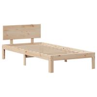 Bedframe met lades massief grenenhout 120x190 cm - thumbnail