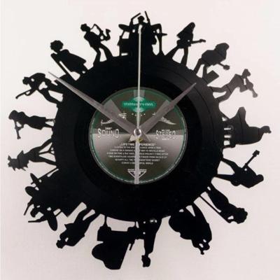 Wandklok vinyl LP Bandleden
