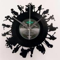 Wandklok vinyl LP Bandleden - thumbnail