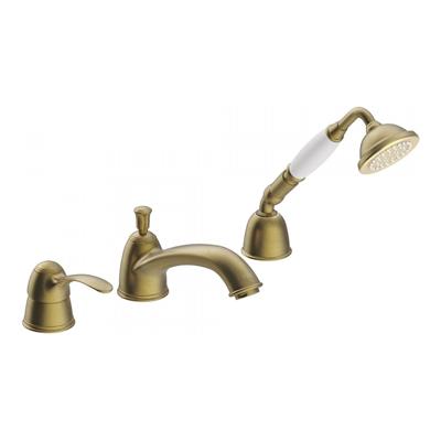 Badrandkraan Tres Clasic Mengkraan Incl. Handdouche Verouderd Messing Mat Badrandkraan Tres Clasic Mengkraan Incl. Handdouche Verouderd Messing Mat