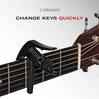 D&apos;Addario CP20 Black Tri-Action Capo voor ukelele