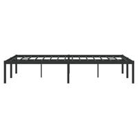 Bedframe metaal zwart 120x200 cm - thumbnail