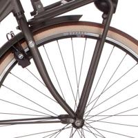 Cortina voorvork e-u4 h mm v-brake black gold matt - thumbnail