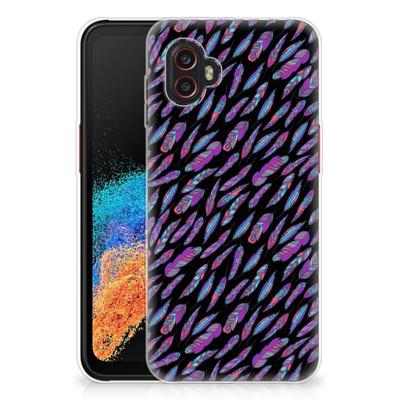 Samsung Galaxy Xcover 6 Pro | TPU bumper | Feathers Color Samsung Galaxy Xcover 6 Pro | TPU bumper | Feathers Color