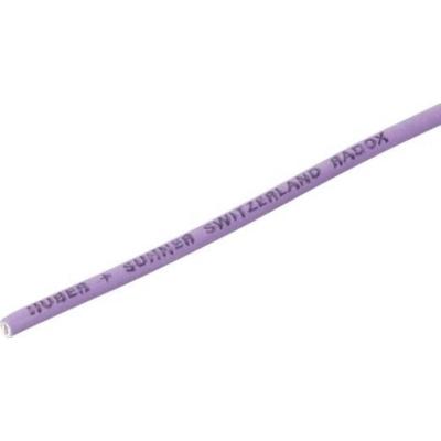 Huber+Suhner 12420327 Draad Radox® 155 1 x 0.75 mm² Violet per meter