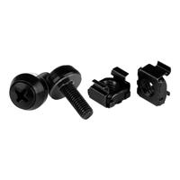 .com M5 x 12mm schroeven en kooimoeren - 100 stuks pak - zwart - 5M montage schroeven en moeren voor serverkast en rack - Schroeven en moeren voor rack - zwart - voor P/N: 2POSTRACK42, 4POSTRACK12U, 4POSTRACK25U, 4POSTRACK42, RK960CP, RKQMCAB12, RKWOODCAB1... - thumbnail