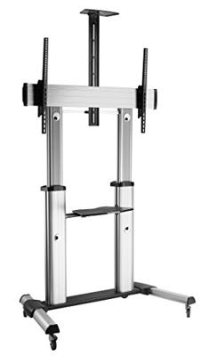 ROLINE LCD/TV rolstandaard, tot 100 kg, zilver