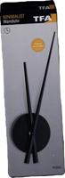 TFA Dostmann 60.3036.01 Wandklok Kwarts 50 cm x 96 mm x 310 mm x 33 mm Zwart - thumbnail