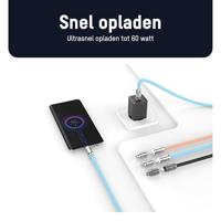 Ansmann USB-C-kabel USB-C stekker 1.2 m Blauw 1700-0191 - thumbnail