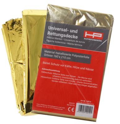 HP Autozubehör 10019 DIN 13164 Reddingsdeken (l x b) 210 cm x 160 cm 1 stuk(s)