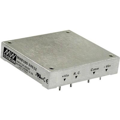 MEAN WELL MHB100-24S12 DC/DC-converter 12 V 99.6 W Aantal uitgangen: 1 x Inhoud 1 stuk(s)