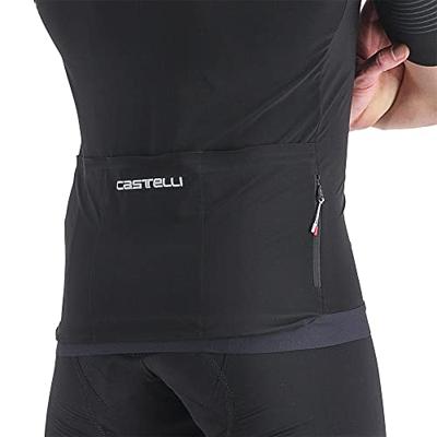 Castelli Premio black fietsshirt korte mouw zwart heren L - thumbnail