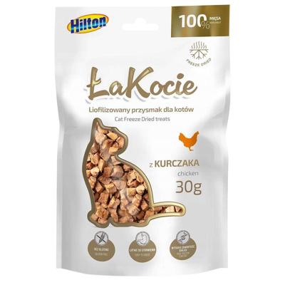 HILTON ŁaKocie Freeze dried chicken - Kattensnoepje - 30g