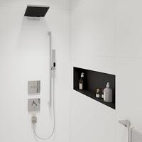 Hansgrohe Pulsify E hoofddouche 260 2jet EcoSmart + met wandaansluiting, chroom - thumbnail