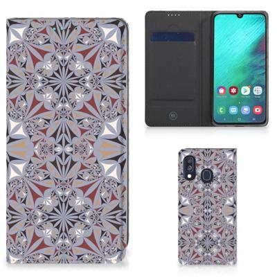 Samsung Galaxy A40 | Standcase | Flower Tiles