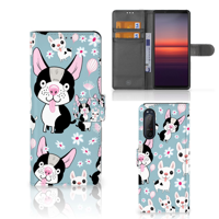 Sony Xperia 5II | Telefoonhoesje | Met pasjeshouder | Hondjes - thumbnail