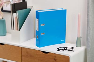 Leitz WOW ordner blauw, rug van 8,0 cm